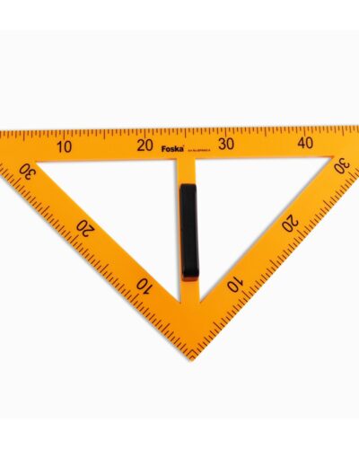 ΤΡΙΓΩΝΟ FOSKA ΠΙΝΑΚΟΣ ΠΛΑΣΤΙΚΟ 45° 50cm