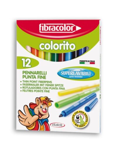 ΜΑΡΚΑΔΟΡΟΙ FIBRA COLORITO S.WASHABLE ΤΩΝ 12