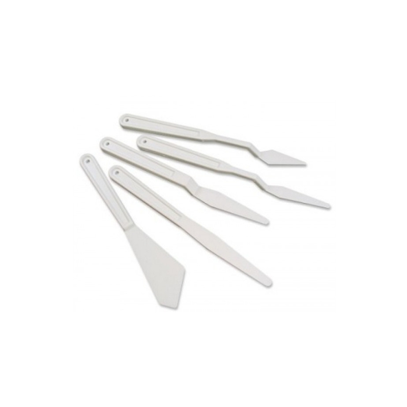 ΣΠΑΤΟΥΛΕΣ ΠΛΑΣΤΙΚΕΣ ΖΩΓΡΑΦΙΚΗΣ OCOLOR ΣΕΤ 5τεμ.