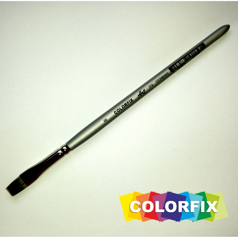 ΠΙΝΕΛΑ COLORFIX ART ΣΥΝΘΕΤΙΚΑ ΔΙΧΡΩΜΗ ΤΡΙΧΑ ΠΛΑΚΕ Νο 2