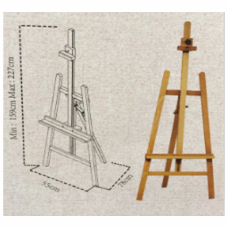 ΚΑΒΑΛΕΤΟ ΞΥΛΙΝΟ COLORFIX  ΑΓΙΟΓΡΑΦΙΑΣ 55x78x160