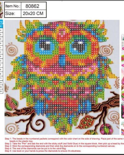 ΚΑΤΑΣΚΕΥΕΣ DIAMOND PAINTING 20x20 80862