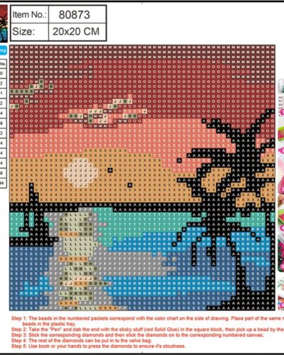 ΚΑΤΑΣΚΕΥΕΣ DIAMOND PAINTING 20x20 80873