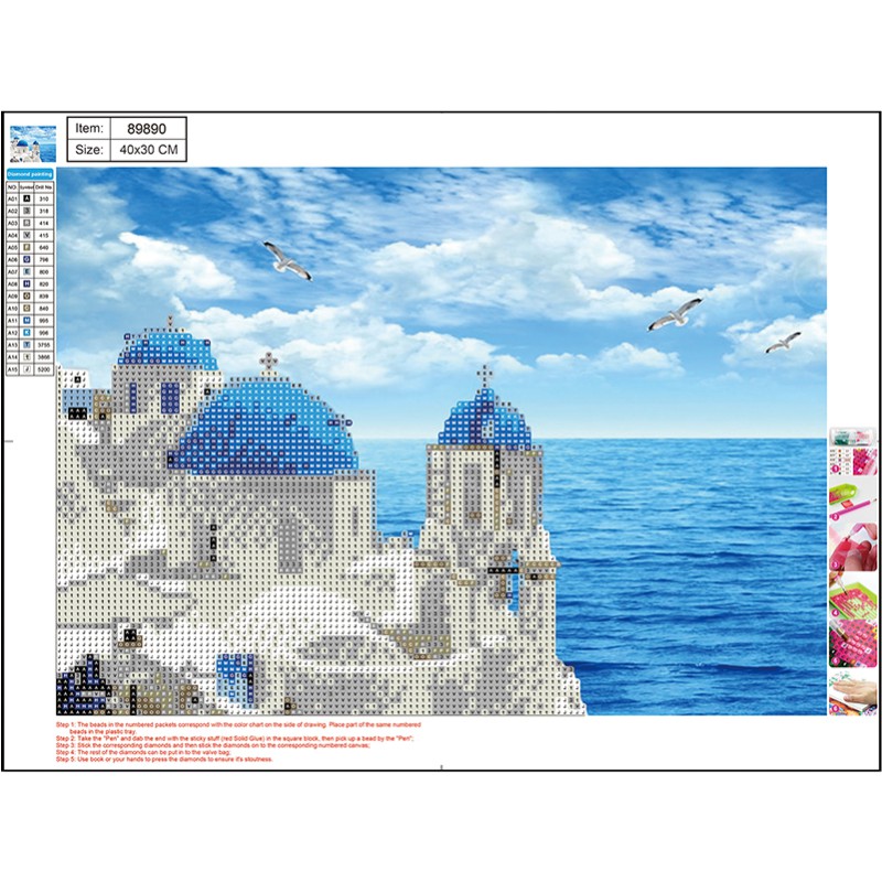 ΚΑΤΑΣΚΕΥΕΣ DIAMOND PAINTING 30×40 80890