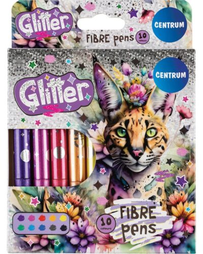 ΜΑΡΚΑΔΟΡΟΙ CENTRUM GLITTER ΣΕΤ 10χρωμ.