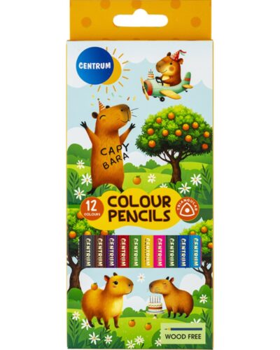 ΚΡΑΓΙΟΝ CENTRUM PLASTIC CAPYBARA ΣΕΤ 12 χρωμ.