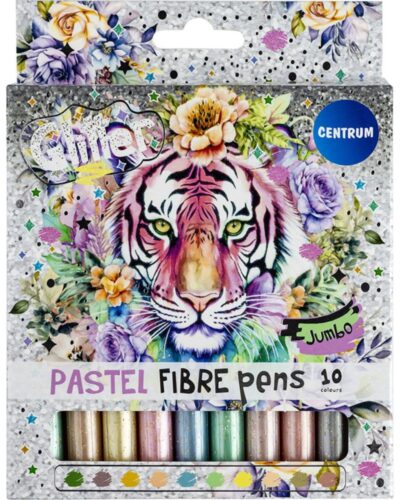 ΜΑΡΚΑΔΟΡΟΙ CENTRUM GLITTER JUMBO PASTEL ΣΕΤ 10χρωμ.