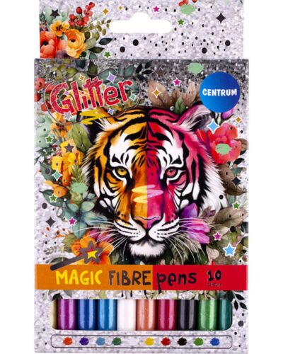 ΜΑΡΚΑΔΟΡΟΙ CENTRUM GLITTER MAGIC ΣΕΤ 10χρωμ.