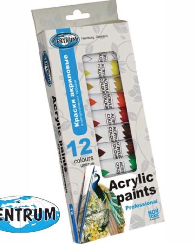 ΧΡΩΜΑΤΑ ΣΕΤ ΑΚΡΥΛΙΚΑ CENTRUM 12 ΧΡΩΜ. 12ml
