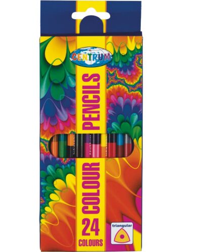 ΚΡΑΓΙΟΝ ΞΥΛΙΝΑ CENTRUM ΔΙΧΡΩΜΑ ΣΕΤ 12 τεμ. (24 χρώματα)