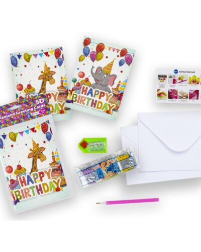 ΚΑΤΑΣΚΕΥΕΣ DIAMOND PAINTING 13x18 89771 ΕΥΧΕΤΗΡΙΕΣ ΚΑΡΤΕΣ (σετ 2 τεμ +φακελ.)