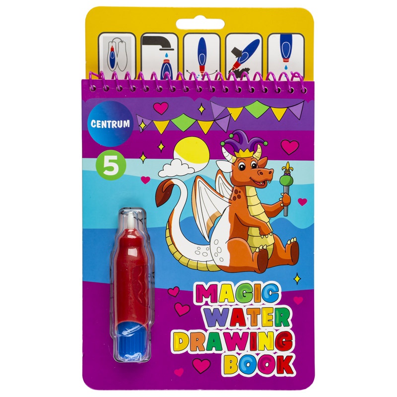 ΜΑΡΚΑΔΟΡΟΙ CENTRUM MAGIC WATER DRAWING BOOK 15×20 DRAGON