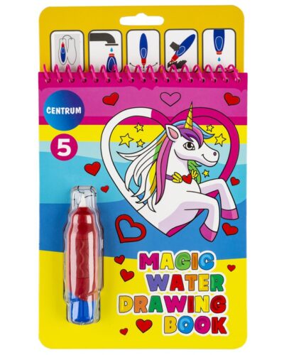 ΜΑΡΚΑΔΟΡΟΙ CENTRUM MAGIC WATER DRAWING BOOK 15x20 UNICORN