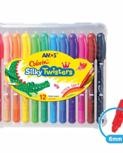 ΚΡΑΓΙΟΝ ΚΕΡΙΝΑ AMOS SILKY TWISTER ΣΕΤ 12 ΧΡΩΜ.