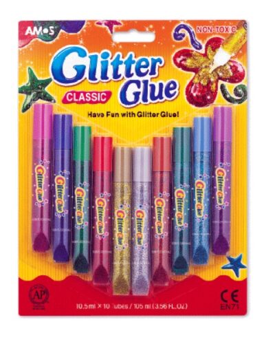 ΧΡΥΣΟΚΟΛΛΕΣ AMOS 10,5ml ΜΠΛΙΣΤΕΡ 10 ΧΡΩΜ.