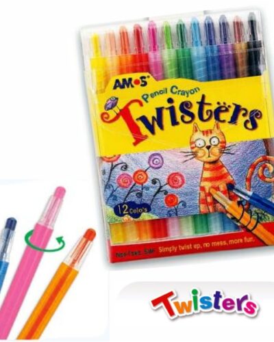 ΚΡΑΓΙΟΝ ΚΕΡΙΝΑ AMOS TWISTER ΣΕΤ 12 ΧΡΩΜ.