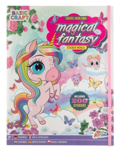 ΒΙΒΛΙΑ ΜΕ ΑΥΤΟΚΟΛΛΗΤΑ MAGICAL FANTASY (200 stickers)