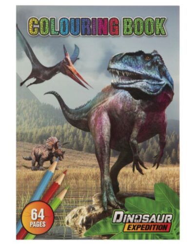ΒΙΒΛΙΑ ΖΩΓΡΑΦΙΚΗΣ DINOSAUR COLOURING  64σελ