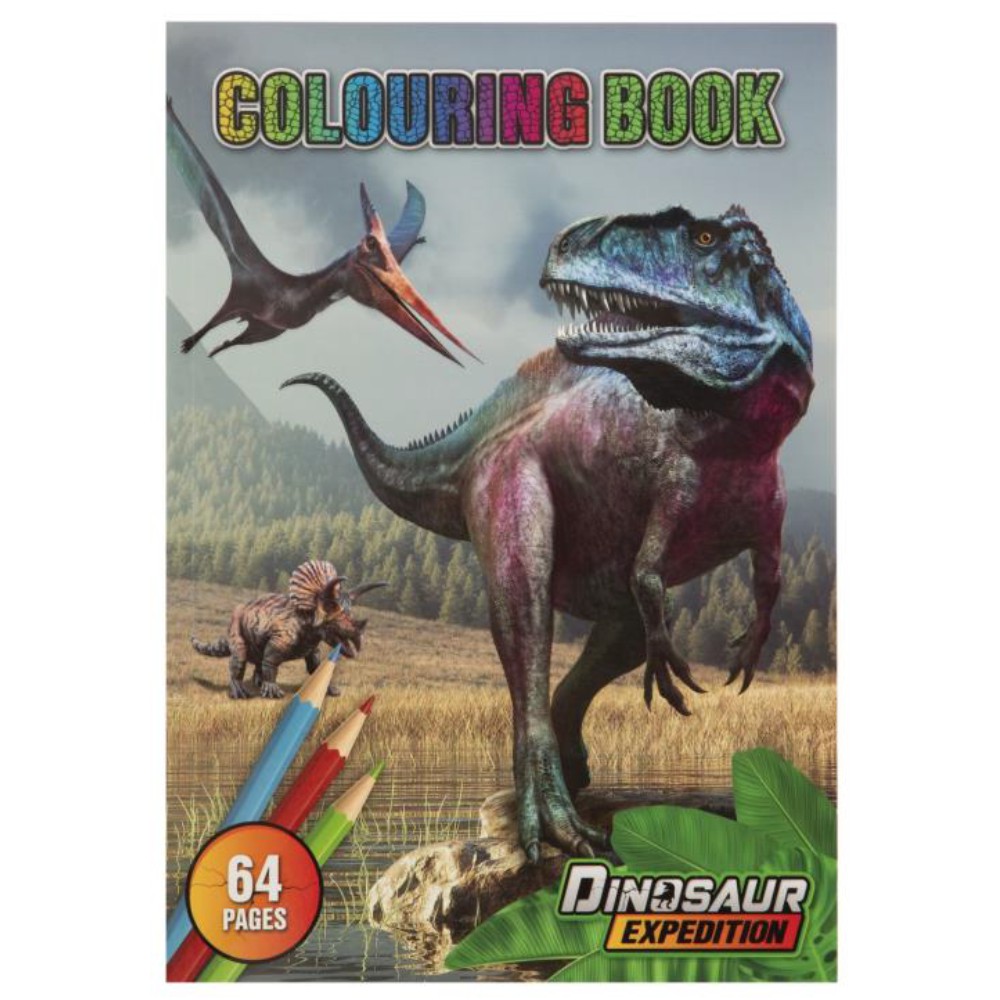 ΒΙΒΛΙΑ ΖΩΓΡΑΦΙΚΗΣ DINOSAUR COLOURING  64σελ