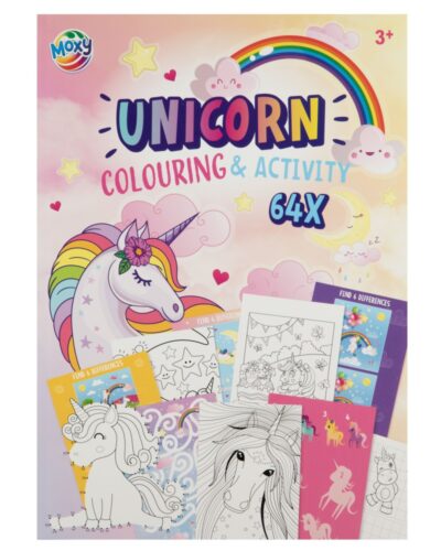 ΒΙΒΛΙΑ ΖΩΓΡΑΦΙΚΗΣ UNICORN COLOURING & ACTIVITY 64σελ.