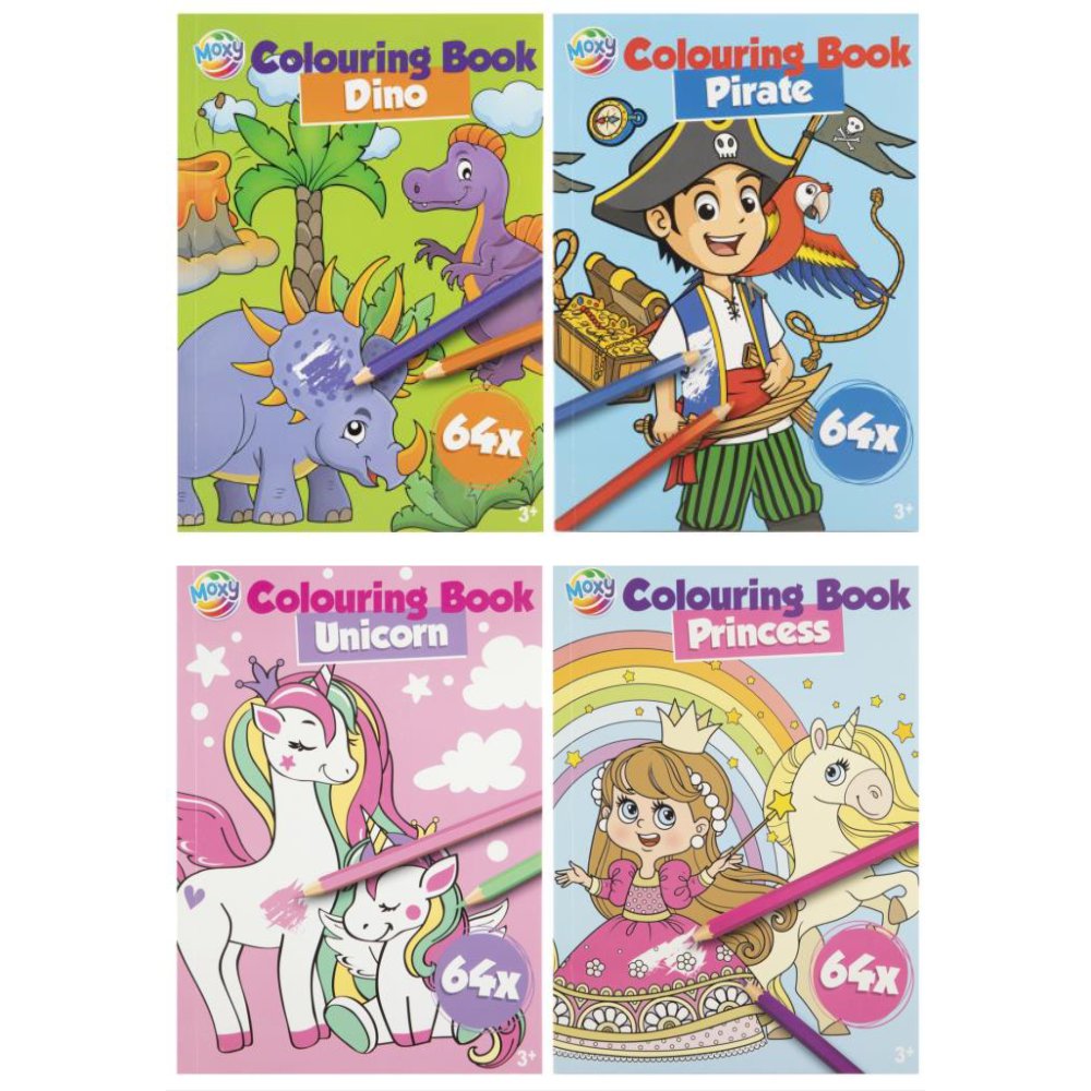 ΒΙΒΛΙΑ ΖΩΓΡΑΦΙΚΗΣ COLOURING Α5 4 ΣΧΕΔΙΑ  64σελ