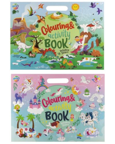 ΒΙΒΛΙΑ ΖΩΓΡΑΦΙΚΗΣ COLOURING ΚΑΙ ACTIVITY ΜΕ ΑΥΤΟΚΟΛΛΗΤΑ