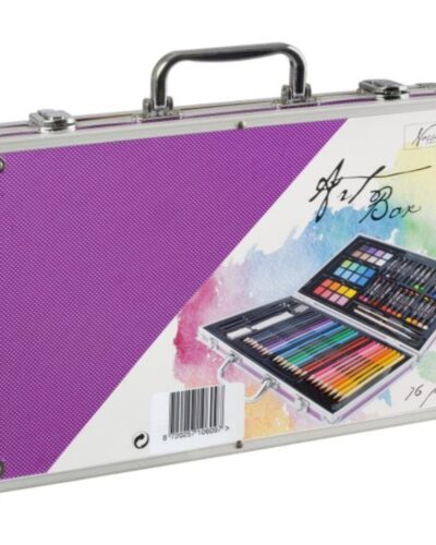 ΧΡΩΜΑΤΑ ΣΕΤ ΜΕΤΑΛΛΙΚΗ  ΚΑΣΕΤΙΝΑ 79τεμ.