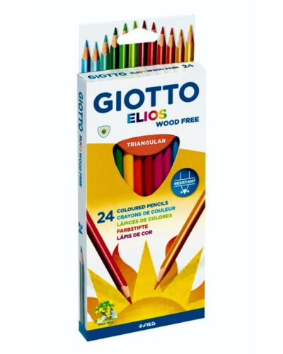 ΚΡΑΓΙΟΝ ΞΥΛΙΝΑ GIOTTO ΤΡΙΓΩΝΙΚΑ ΤΩΝ 24 χρωμ.