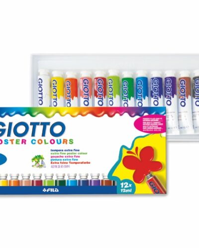 ΤΕΜΠΕΡΕΣ ΣΕΤ GIOTTO 12ml ΤΩΝ 12 ΧΡΩΜ.