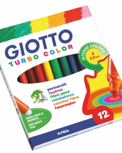 ΜΑΡΚΑΔΟΡΟΙ GIOTTO ΨΙΛΟΙ TURBO COLOR ΤΩΝ 12