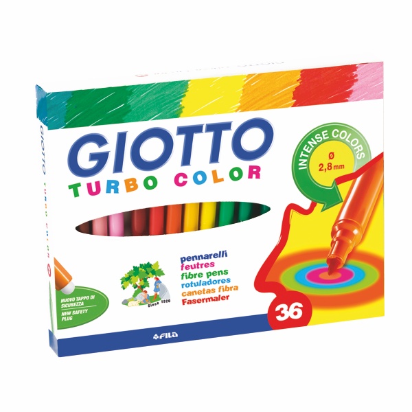 ΜΑΡΚΑΔΟΡΟΙ GIOTTO ΨΙΛΟΙ TURBO COLOR ΤΩΝ 36