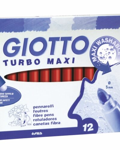 ΜΑΡΚΑΔΟΡΟΙ GIOTTO JUMBO TURBO MAXI ΤΩΝ 12 ΜΟΝΟΧΡΩΜΟΙ