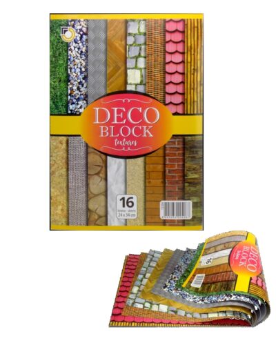 ΜΠΛΟΚ DECO OPTIMUM TEXTURE 25x35 16φ 250gr