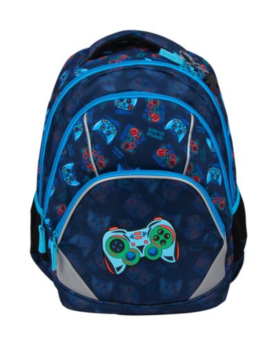 ΤΣΑΝΤΑ ΣΧΟΛΙΚΗ STREET CONSOLE 31x18x41cm (με εργονομική πλάτη air system και σκληρό πάτο)