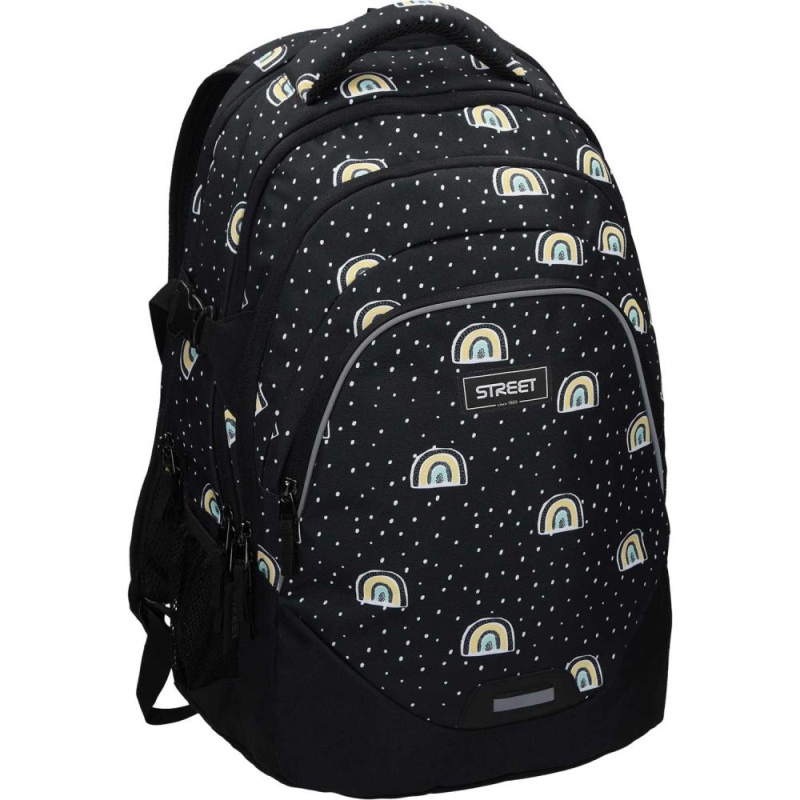 ΤΣΑΝΤΑ ΣΧΟΛΙΚΗ STREET ESCAPE RAINBOW 33x23x49cm (με ορθοπεδική πλάτη+θηκη laptop-air system)