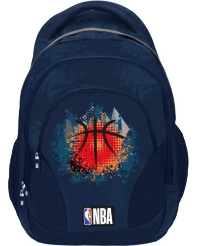 ΤΣΑΝΤΑ ΣΧΟΛΙΚΗ STREET NBA BLUE 31x22x45cm (με ορθοπεδική πλάτη)