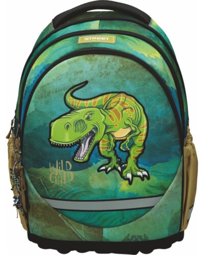 ΤΣΑΝΤΑ ΣΧΟΛΙΚΗ STREET DINOSAUR 31x16x43cm (με εργονομική πλάτη air system και σκληρό πάτο)