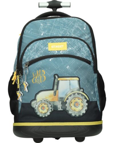 ΤΣΑΝΤΑ ΣΧΟΛΙΚΗ STREET TROLLEY CONSTRUCTION   34x22x45 cm (με εργονομική πλάτη air system και σκληρό πάτο)