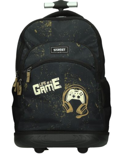 ΤΣΑΝΤΑ ΣΧΟΛΙΚΗ STREET TROLLEY GAMING 34x22x47 cm (με εργονομική πλάτη air system και σκληρό πάτο)