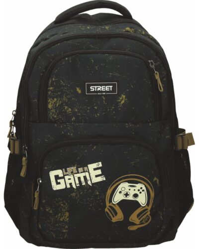 ΤΣΑΝΤΑ ΣΧΟΛΙΚΗ STREET GAMING 32x13x45cm (με εργονομική πλάτη air system)