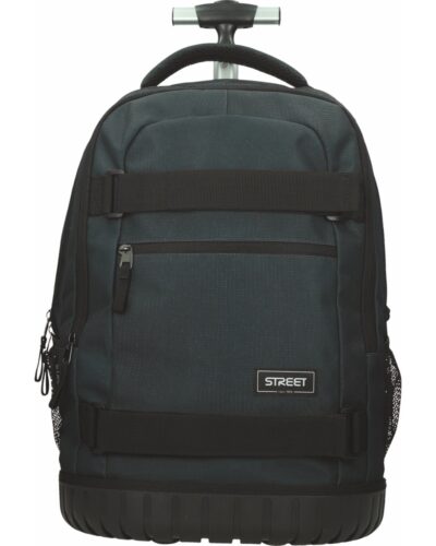 ΤΣΑΝΤΑ ΣΧΟΛΙΚΗ STREET TROLLEY IMPACT BLACKY 30x20x48 cm (με εργονομική πλάτη air system και σκληρό πάτο)