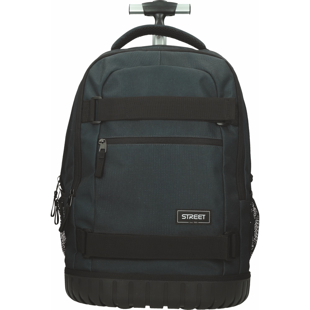 ΤΣΑΝΤΑ ΣΧΟΛΙΚΗ STREET TROLLEY IMPACT BLACKY 30x20x48 cm (με εργονομική πλάτη air system και σκληρό πάτο)