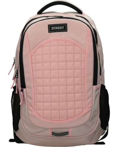 ΤΣΑΝΤΑ ΣΧΟΛΙΚΗ STREET DOUBLER PINK 31x19x45cm (με εργονομική πλάτη air system)