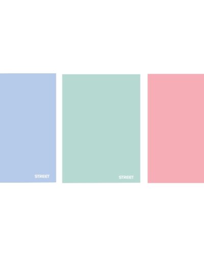 ΤΕΤΡΑΔΙΑ ΡΙΓΕ STREET PASTEL PP A5 42φυλ. (80gr)