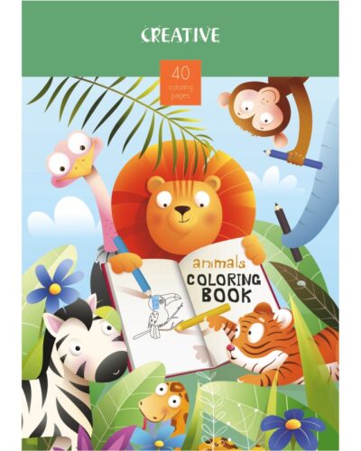 ΒΙΒΛΙΑ ΖΩΓΡΑΦΙΚΗΣ CREATIVE KIDS COLORING BOOK 40 φύλλα