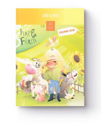 ΒΙΒΛΙΑ ΖΩΓΡΑΦΙΚΗΣ CREATIVE COLORING 40σελ. FARM