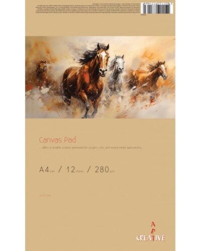 ΜΠΛΟΚ CANVAS CREATIVE A4 12φυλ. 280gr