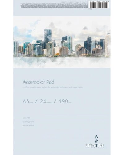 ΜΠΛΟΚ WATERCOLOR CREATIVE A3 24φυλ. 190gr