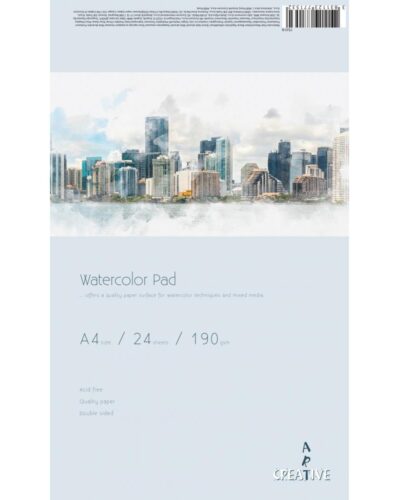 ΜΠΛΟΚ WATERCOLOR CREATIVE A4 24φυλ. 190gr