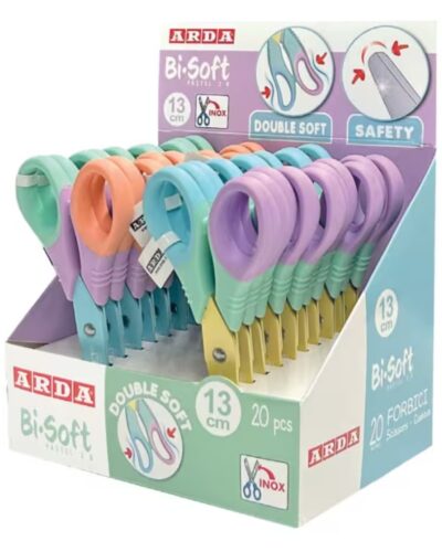ΨΑΛΙΔΙΑ ARDA ΣΧΟΛΙΚΑ BI SOFT 13cm (double soft) PASTEL